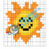 Pixel allena occhi di Primavera