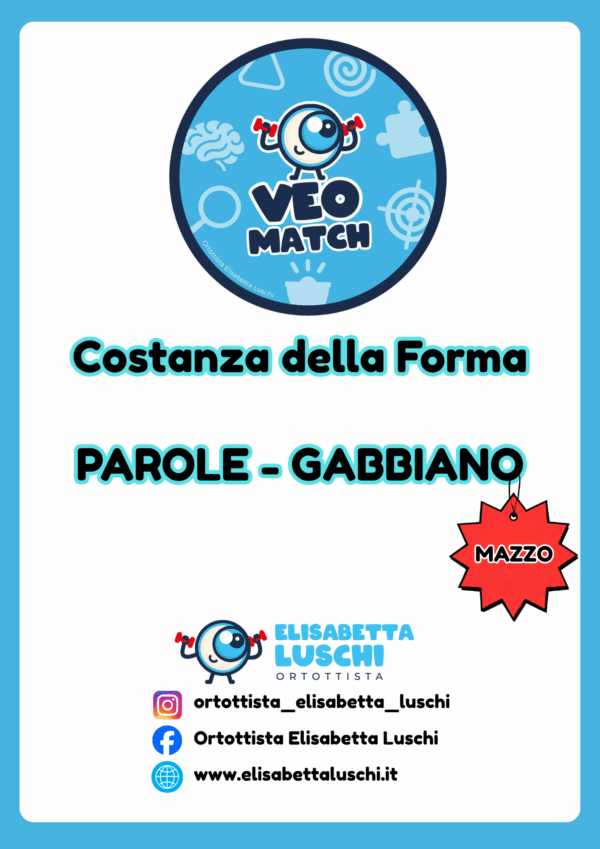 VEO MATCH - COSTANZA FORMA - PAROLE - GABBIANO