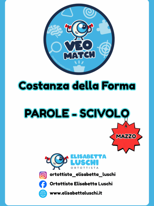 36 VEO MATCH - COSTANZA FORMA - PAROLE - SCIVOLO