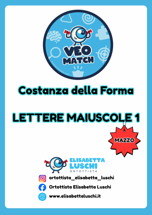 VEO MATCH - COSTANZA FORMA - LETTERE MAIUSCOLE 1