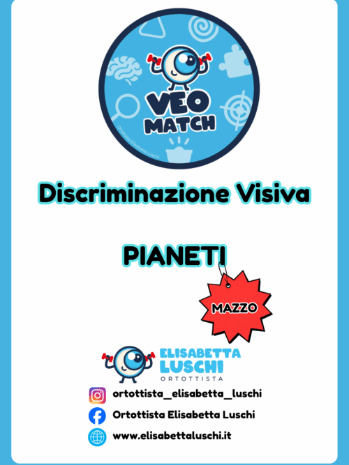 VEO MATCH - DISCRIMINAZIONE VISIVA - PIANETI