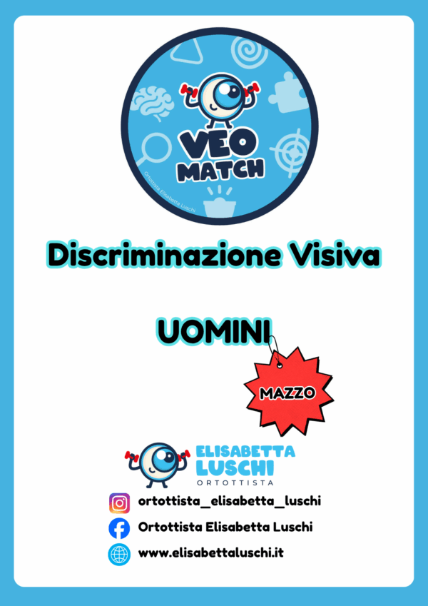 VEO MATCH - DISCRIMINAZIONE VISIVA - UOMINI