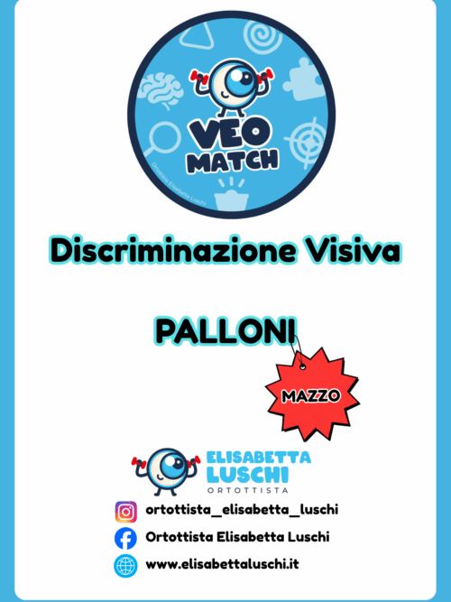 VEO MATCH - DISCRIMINAZIONE VISIVA - PALLONI
