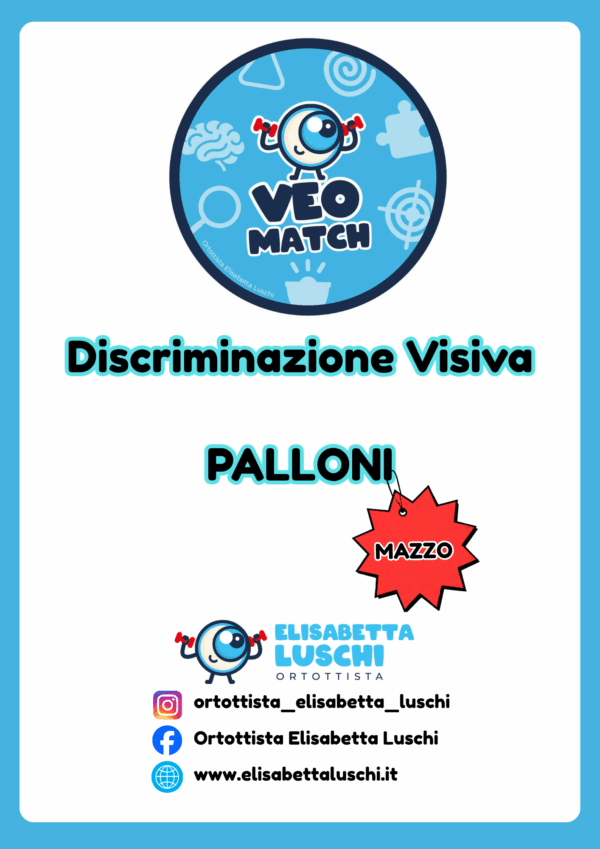 VEO MATCH - DISCRIMINAZIONE VISIVA - PALLONI